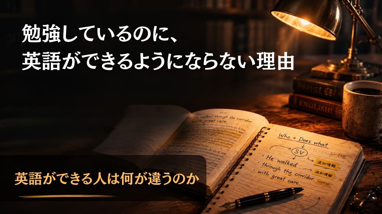 英語そのものに触れる英語学習イメージ