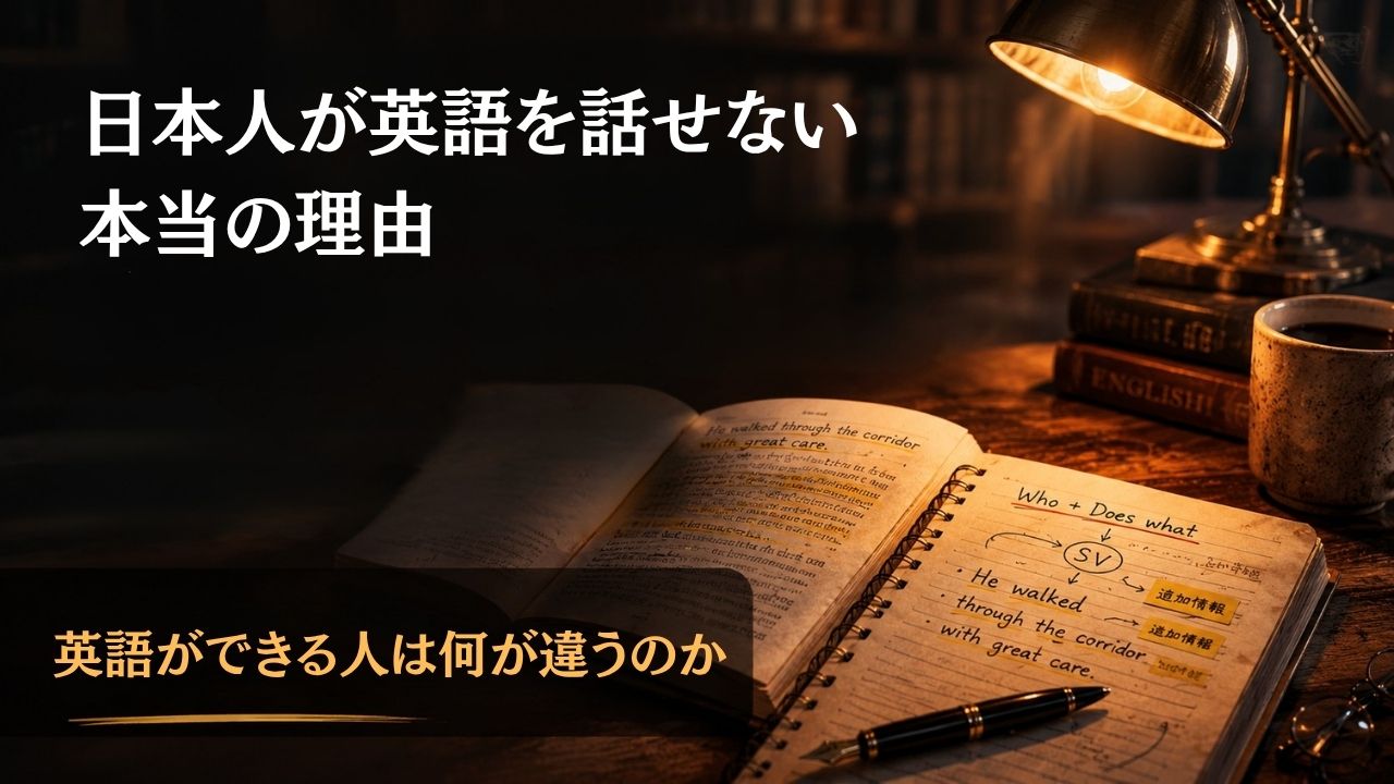 英語を英語の語順で理解するイメージ